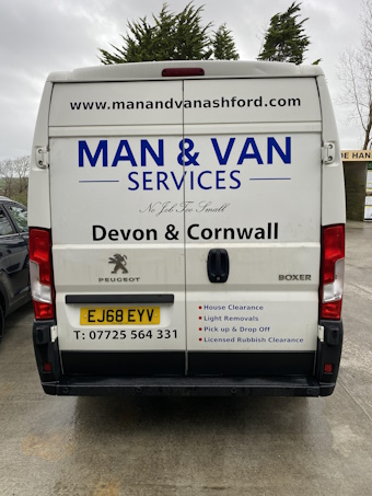 Man & Van Services Ashford - Nigel's van